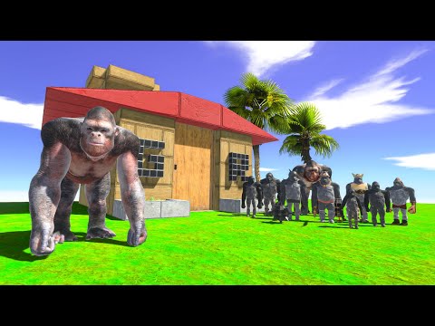 Primate Neighbors Invade Goro's  House - Animal Revolt Battle Simulator