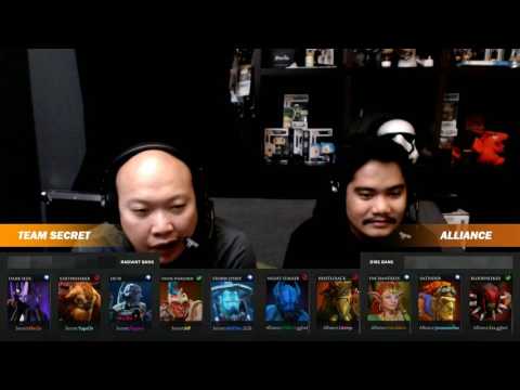 Team Secret vs Alliance EU TI7 qualifiers