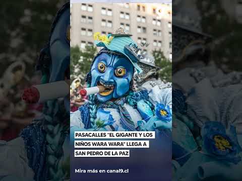 Pasacalles "El gigante y los niños Wara Wara"  llega a San Pedro de la Paz