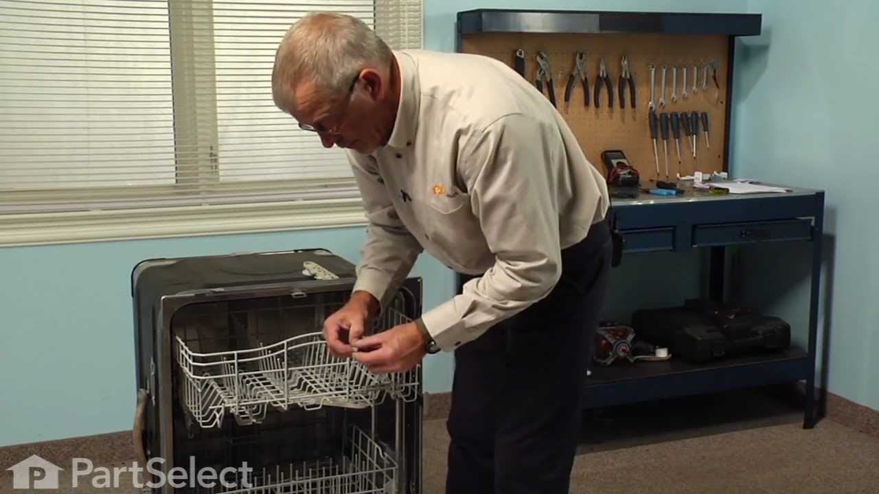 Replacing your Whirlpool Dishwasher Upper Rack Wheel with Mount Replacing your Whirlpool Dishwasher Upper Rack Wheel with Mount
