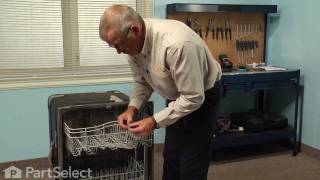 Dishwasher Repair: Replacing the Upper Rack Wheel with Mount (Whirlpool Part # 8268655)