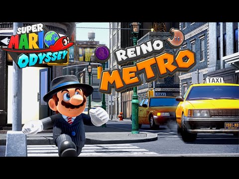 SUPER MARIO ODYSSEY | Guía TOTAL | Reino Metropolitano / Metro Kingdom | 🌛🌜💜🍇 | 【Gameplay】