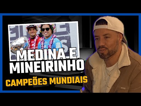 “Medina e eu dividimos a pressão e vieram dois títulos mundiais para o Brasil ”-  Adriano de Souza