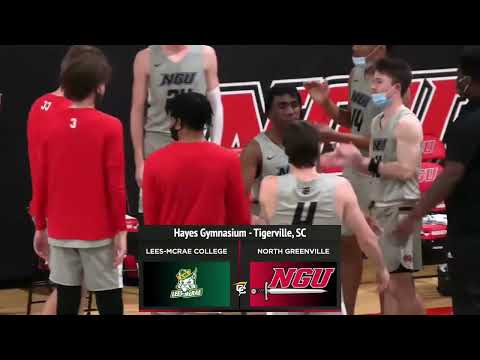 North Greenville vs. Lees-McRae - NGU Men's Basketball 2020-21