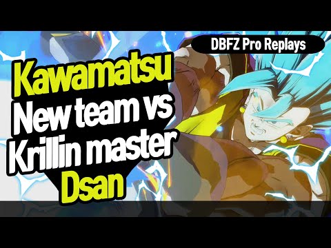 【DBFZ】 Kawamatsu's New team vs Dsan 【DBFZ Pro Replays】