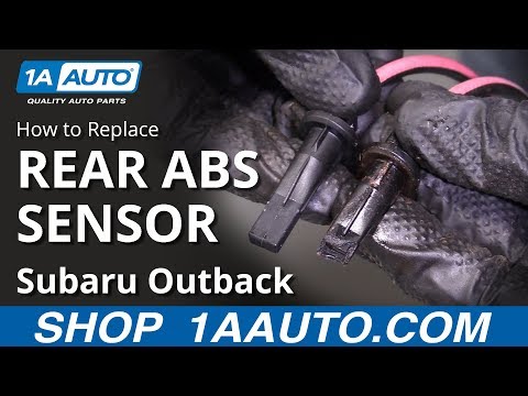 How to Replace Rear ABS Sensor 10-14 Subaru Outback