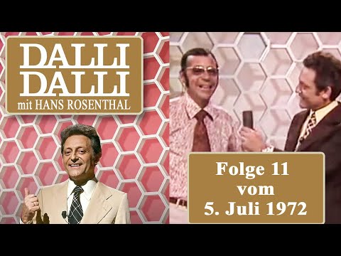 Dalli Dalli   Mit Hans Rosenthal   Folge 11 vom 5. Juli 1972