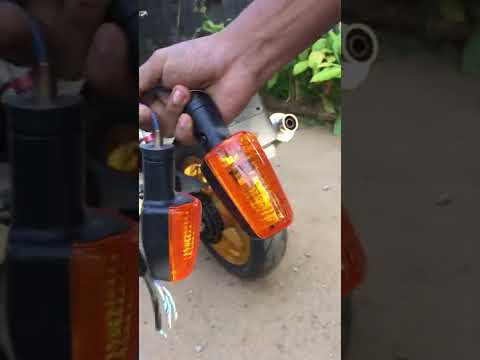 Signal light installation - Motorbike - CB 400 rear signal light change