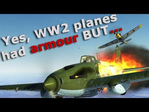Yes, World War 2 planes had armour BUT...