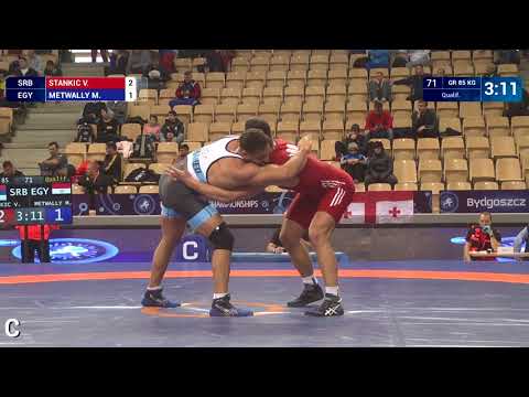 Qual. GR - 85 kg: V. STANKIC (SRB) df. M. METWALLY (EGY) by VPO1, 4-3