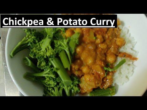 Chickpea Potato And Broccolini Curry | Forty Minute Vegetarian Meal | Cooking Around The World
