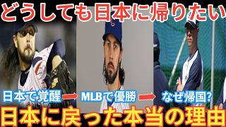 NPBで才能開花しMLBで大ブレイクした男はなぜ日本へ戻ってきたのか？日本を溺愛するメジャーリーガーが帰国した本当の理由とは。【ベースボールタイム]