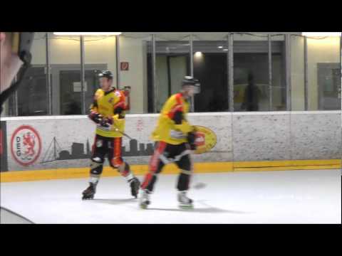 IHD: Inlinehockey: "Game in Six Minutes"  DEG Rhein Rollers - IHD-Auswahl 13:3