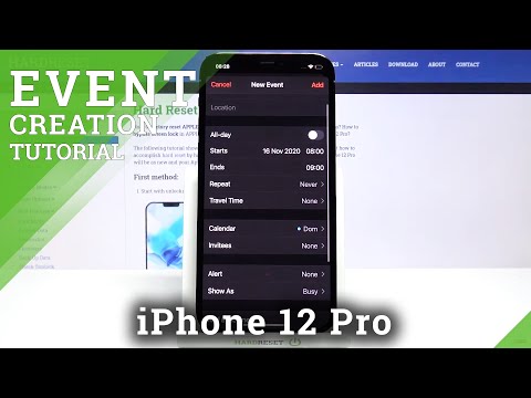 How to Create Event on iPhone 12 Pro Calendar – Add Reminder