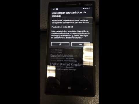Change language for Nokia Lumia 930