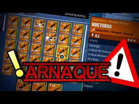 L'arnaque sur le Sauver Le Monde de Fortnite