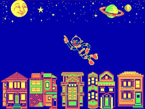 DOS Gameplay [005] Sesame Street Astro-Grover