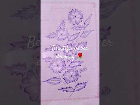 beautiful flower drawing 🌹#trending #beautiful #art #drawing #flowers