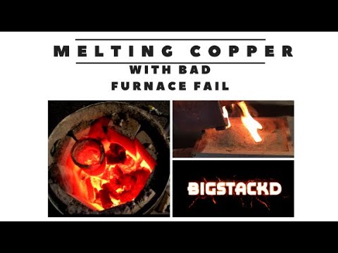 MELTING COPPER  - Copper Ingots -pouring copper melting Copper