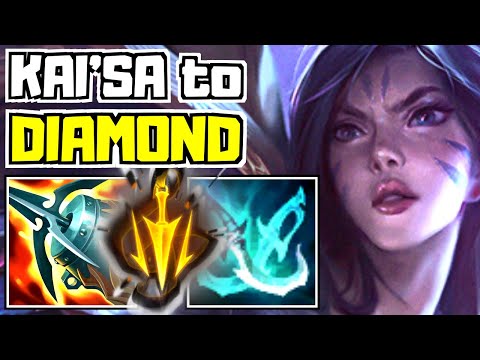 How to Play Kai'Sa in Low Elo - Kai'Sa Unranked to Diamond #1 | League of Legends