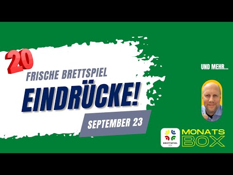 Brettspiel Monatsbox gespielt - Brettspielbox September 2023