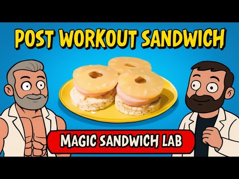 New secret recipe from Magic Sandwich Lab – a spicy post workout ham and pineapple sandwich 🌶️🍍