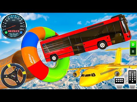 Impossible Bus Stunt Driving 2025 - Mega Ramp Bus Driving Simulator - Android Gameplay