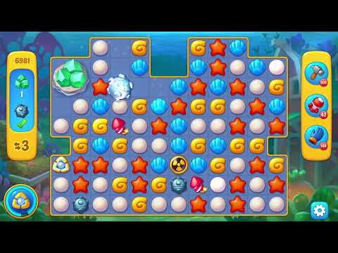 Fishdom 6981 Level - 22 moves - NO BooSTERS