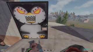 I Secretly used RUST CHEATS with my NOOB teammate... *WENT CRAZY*