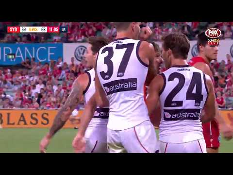 Daniel Lloyd with a pocket gem - Round 3 2018 - AFL