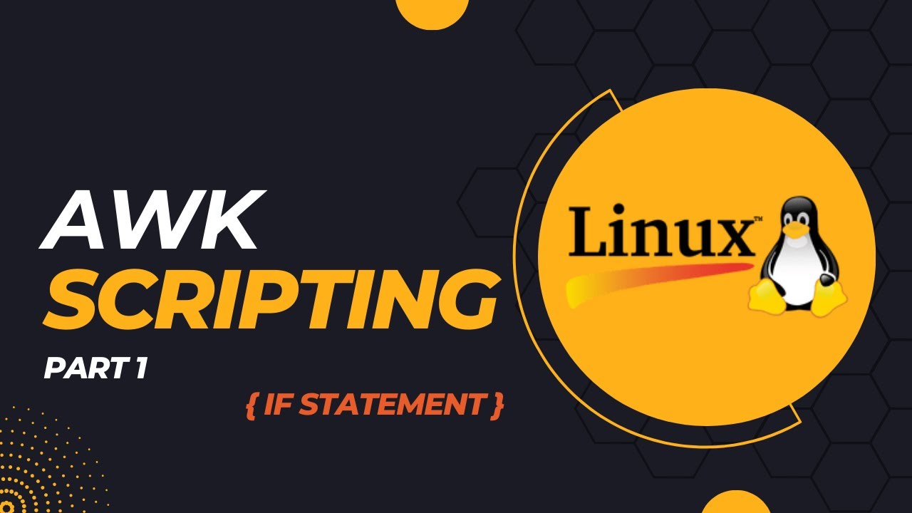 Awk Scripting PART 1 | introduction to awk scripting language | #linux #shellscripting #bash