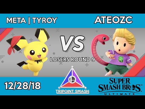 Tripoint Smash 41 - Losers Round 9 - Meta | Tyroy (Pichu) Vs. Ateozc (Lucas)