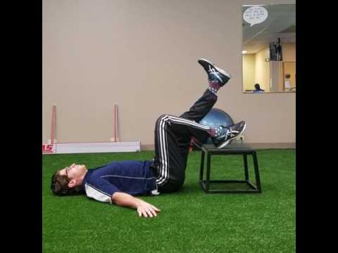 GLUTES &amp; HAMSTRINGS: Single-Leg Hip Raise with Foot on Bench