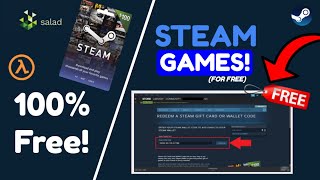How to get FREE Steam Games with Salad.io! 2x Earnings Code! (Working 2021)