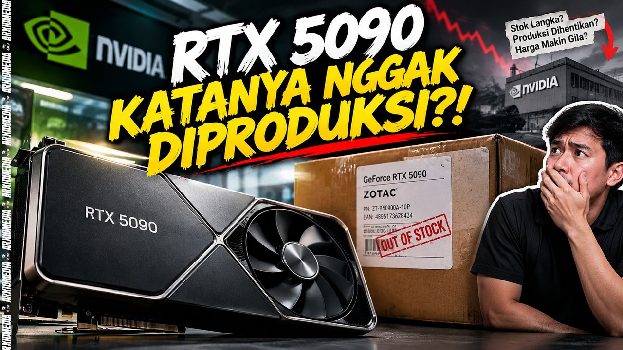 🔴 Live Stream #387 RTX 5090 Katanya Nggak Disetop, Tapi NVIDIA Malah Nggak Terima Order Lagi?!