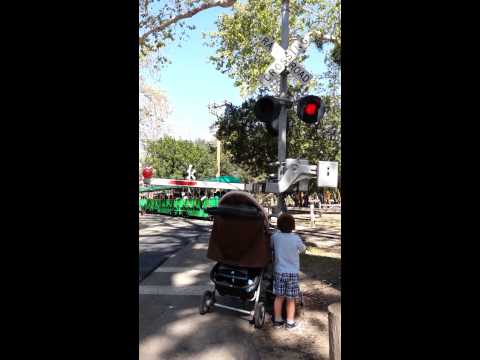 Crossing Gates at Irvine Park's Rail Road