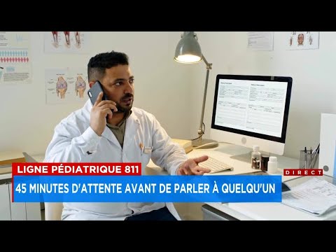Québec 811: près de 40 minutes de plus pour la ligne pédiatrique - Explications 7h