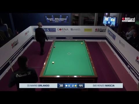 Mascia Renzo VS Orlando Mario - 20° Campionato Italiano Firenze