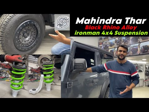 Mahindra Thar Suspension Upgrade | Ironman Suspension | Black Rhino Wheels | TAG Bhopal | 9560815118