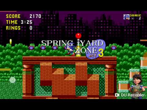 Sonic The Hedgehog Classic(Spring Yard Zone)(Act 3+BOSS)