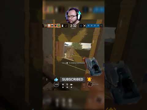 This is how you Spawn peek like a god In Rainbow Six Siege #Shorts
