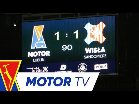 Bramki z meczu Motor Lublin - Wisła Sandomierz 1:1
