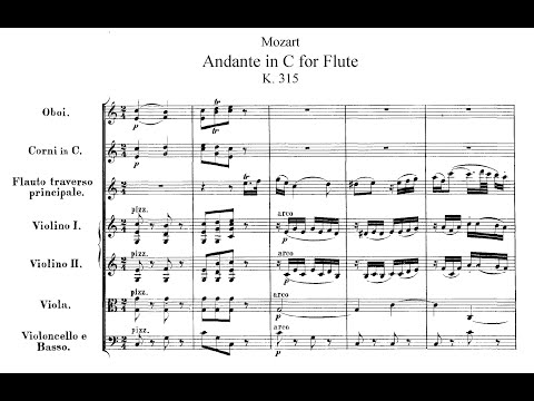 Mozart- Andante for Flute and Orchestra in C Major, K. 315