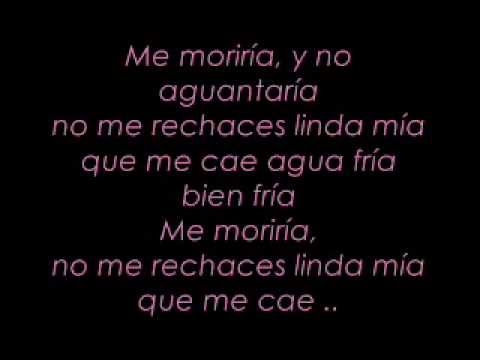 Agua Fría - Charanga Habanera Letra