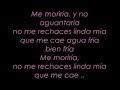 Agua Fría - Charanga Habanera Letra 