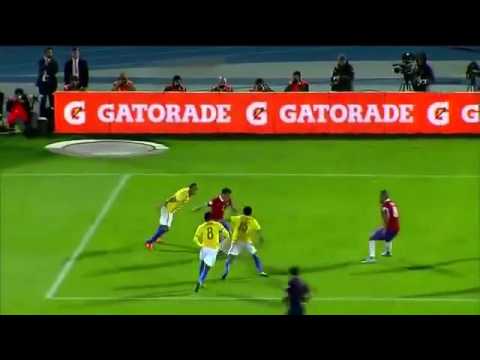 Chile Vs Brazil (2-0) Highlights - 2018 World Cup Qualification (CONMEBOL)