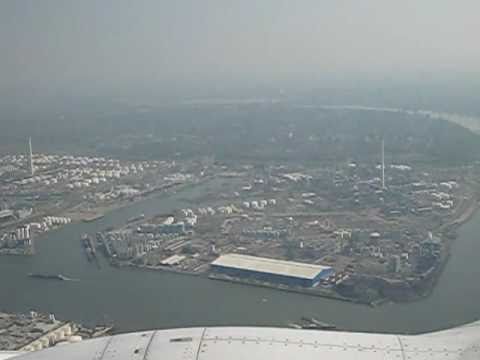 Landing Zestienhoven vlucht HV 6062 TRANSAVIA