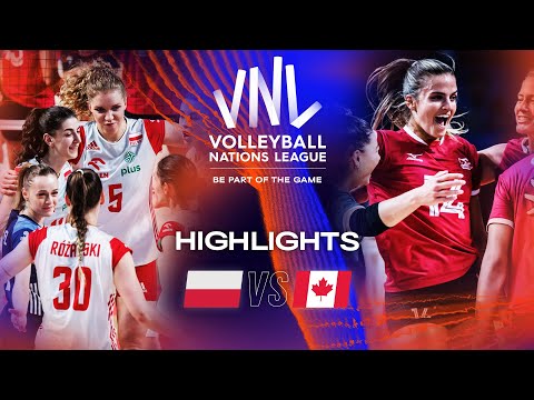 🇵🇱 POL vs. 🇨🇦 CAN - Highlights Week 1 | Women's VNL 2023