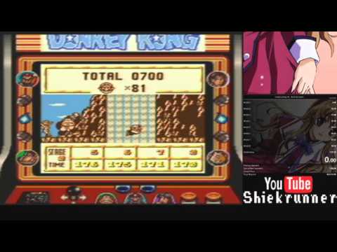 【World Record】 Donkey Kong 94 World 8 10:57 SGB1+PAL