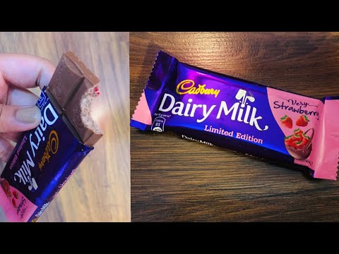 Cadbury Dairy Milk Strawberry Limited Edition 🍓